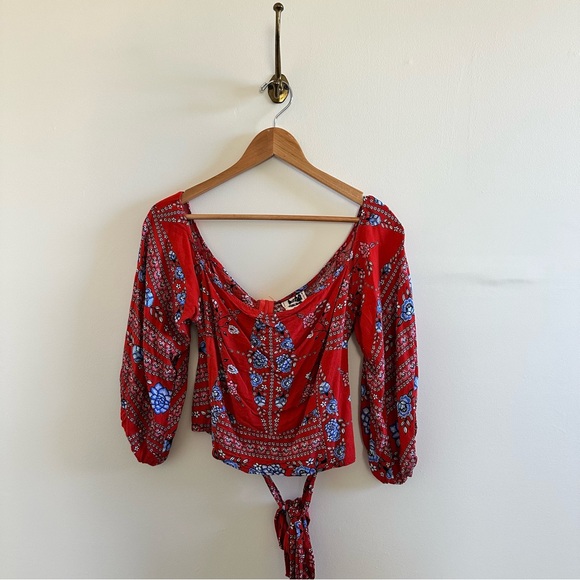 Jaase handmade 2 piece skirt and top set- fits like L see measurements in desc